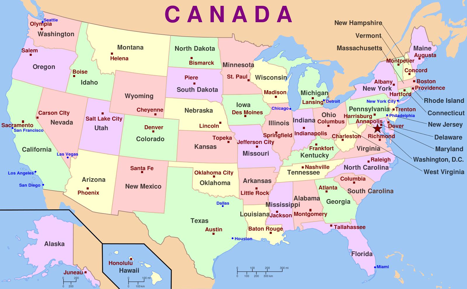 الولايات المتحدة الأمريكية المنطقة الزمنية خريطة التوقيت المحلي الحالي في الولايات المتحدة الأمريكية