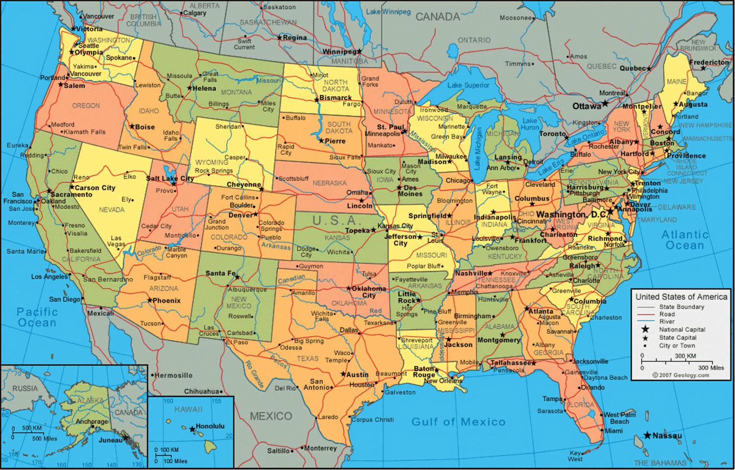 الولايات المتحدة خريطة Hd الولايات المتحدة خريطة Hd أمريكا الشمالية أمريكا