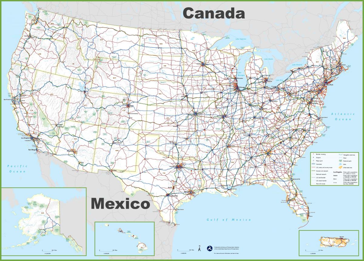 الولايات المتحدة تنقل خريطة