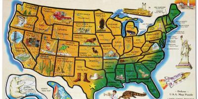 خريطة السفر من الولايات المتحدة الأمريكية